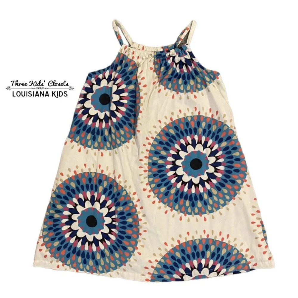Gap Kids S (6-7Y) Colorful Floral Burst Pillowcase Dress